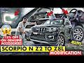 MAHINDRA SCORPIO N Z2 MODIFIED✅ BASE TO TOP Z8 🔥ALLOY WHEEL✅#mahindra #youtubeshorts #scorpion #yt