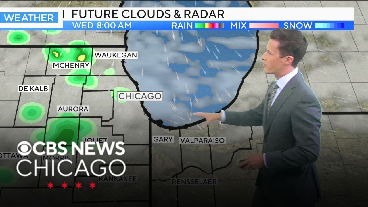 Scattered showers expected in the afternoon in Chicago - YouTube