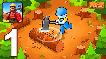 My Lumber Yard - Gameplay Walkthrough Part 1 - Wood Lumber Factory Manager (iOS, Android)