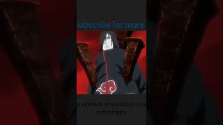 Moment When Itachi Scared Orochimaru .