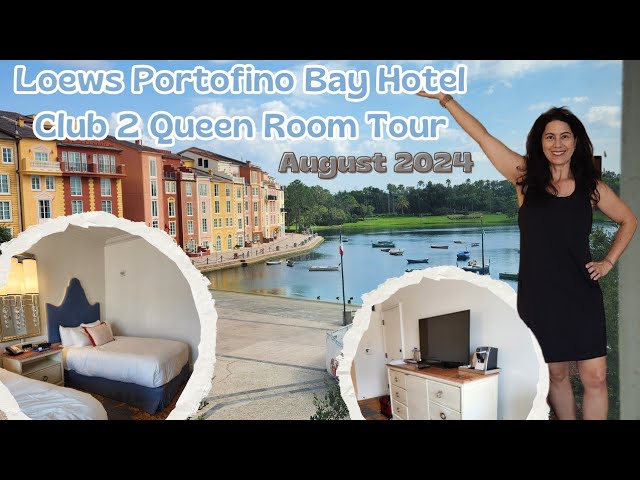 Loews Portofino Bay Hotel/Club 2 Queen Room Tour/August 2024