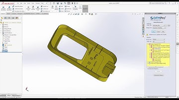 DFMPro For SOLIDWORKS Injection Molding Demo