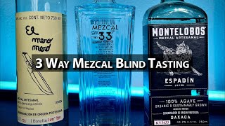 Mezcal Blind Tasting featuring Mezcal 33, Montelobos, and El Mero Mero