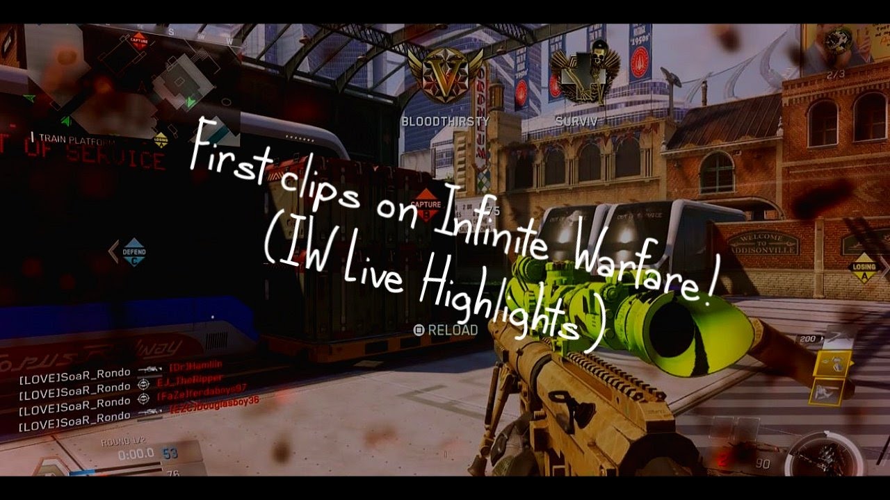 First Clips on Infinite Warfare! (IW Live Highlights)