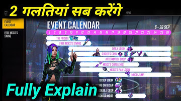 MOCO EVENT FREE FIRE || MOCO EVENT CALENDAR ||  MOCO EVENT REWARDS || ELITE MOCO EVENT FREE FIRE