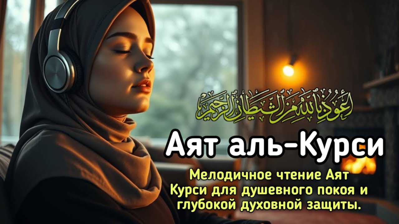 Красивое чтение Аят Аль-Курси для спокойствия души и глубокой духовной защиты