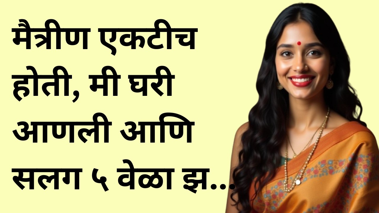 मैत्रीण एकटी | मराठी स्टोरी | मराठी कथा | मराठी बोधकथा |  Marathi story | मराठी story | मराठी कथा