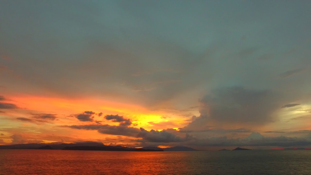 Atardecer Puntarenas Ferry Naviera Tambor