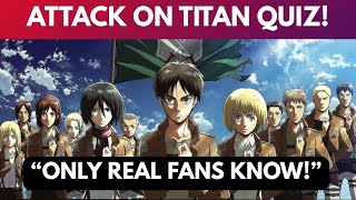 Celebrity 🧠  Attack on Titan Quiz! | Can You Answer All 40 Questions? 💥 | Dragon Quiz Net Worth