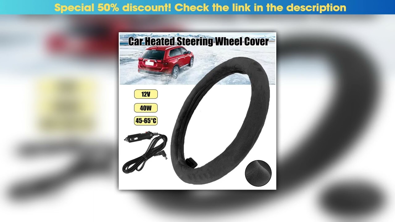 Best Seller Steering Wheel Cover Graphene Wireless Heated Winter Plush Car Universal Grip Handle Co