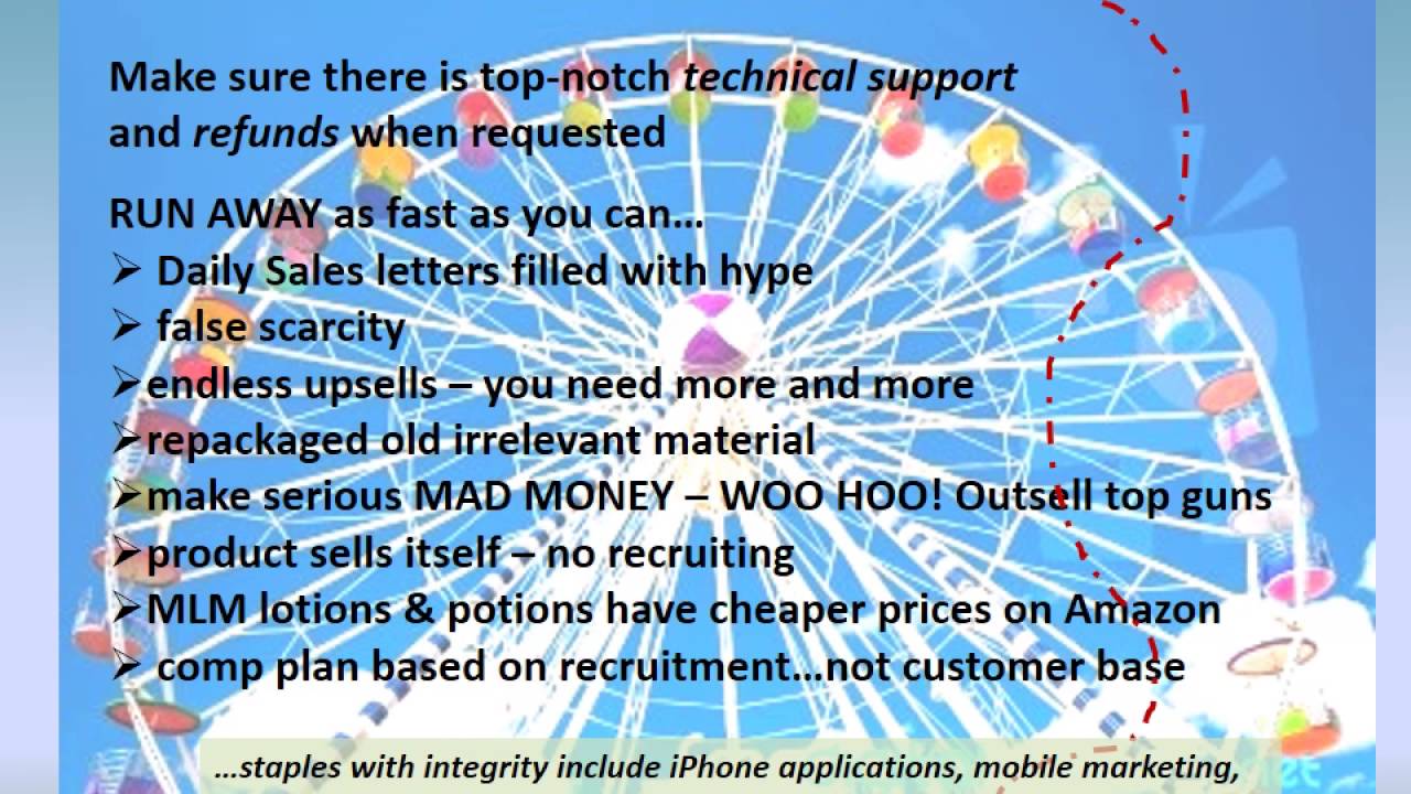 Presentation12: How to Return Ethics and Integrity to Network Marketing Home Business