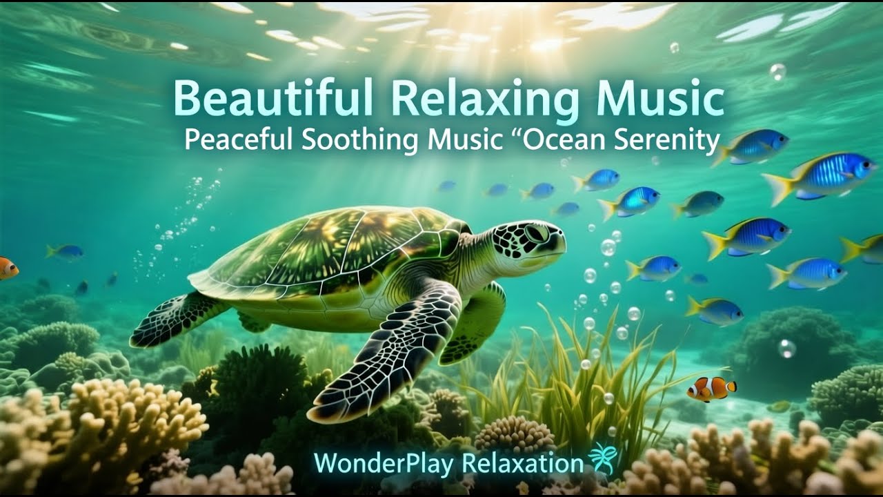 🌊 WonderPlay Relaxation Live | Beautiful Ocean Music for Peace & Sleep