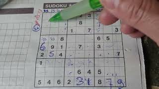 (#8513) Saturday.      Four Stars Sudoku puzzle. Bonus Extra edition. 05-11-2024 Extra part 1 of 4