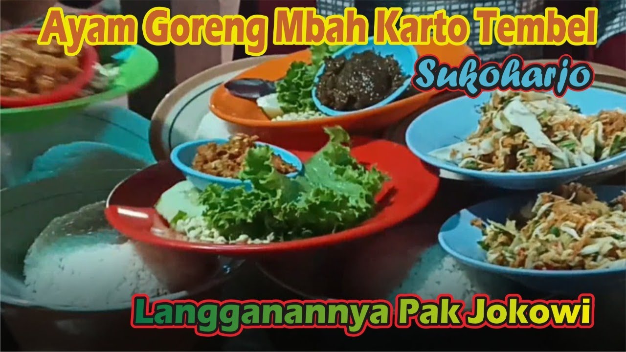 Kuliner Ayam Kampung Mbah Karto Tembel Sukoharjo Solo ll Kuliner Solo