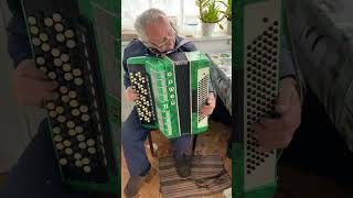 Professional Russian Button accordion ORFEY 2, 5 Row accodion, 120 Bass, 11 registers, Concert Bayan