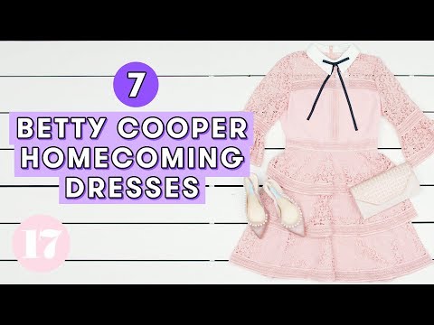 7 Betty Cooper Homecoming Dresses | Style Lab - YouTube