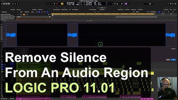How To Remove Silence From An Audio Region: LOGIC PRO 11.01