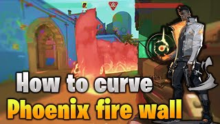 HOW TO CURVE PHOENIX'S WALL IN VALORANT! (QUICK AND EASY GUIDE) | Here i Game