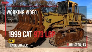 Inspecting used CAT 973 LGP | Track Loader