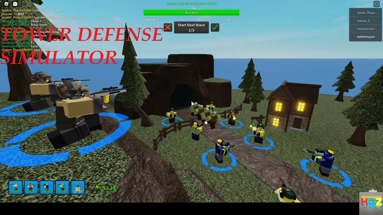 Roblox Tower Defense Simulator Dj Music - denis plays roblox zombie rush roblox free download unblocked