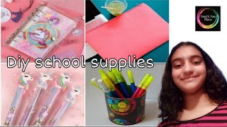 DIY school supplies |Easy crafts for Back to school |Easy school supplies crafts | Bani's Fun Place