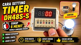 Cara Mudah Setting Timer Omron DH48S-S Dan Cara Kerjanya‼️
