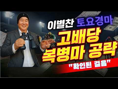 🔥토7월25일 경마분석 방송!!🐎경주별 새벽조교 복병마 체크!! ?🔥