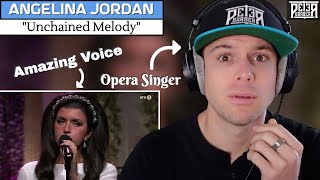 So much SOUL! Professional Singer Reaction & Vocal ANALYSIS - Angelina Jordan | "Unchained Melody"