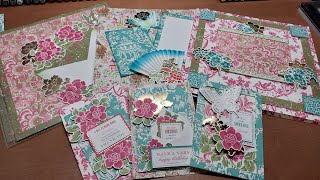 Anna Griffin Mystery box April 2026, let's make 3 double scrapbook pages & 3 cards