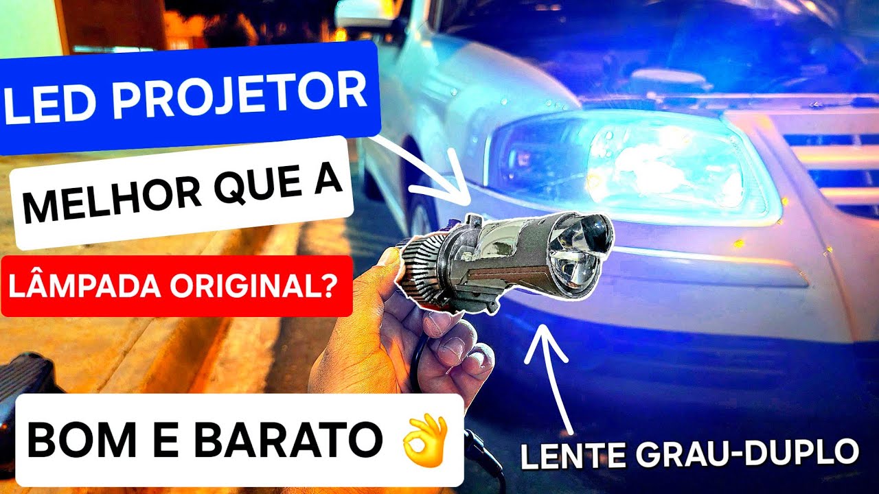 Projetor LED Grau Duplo H4 melhor que as Originais ?