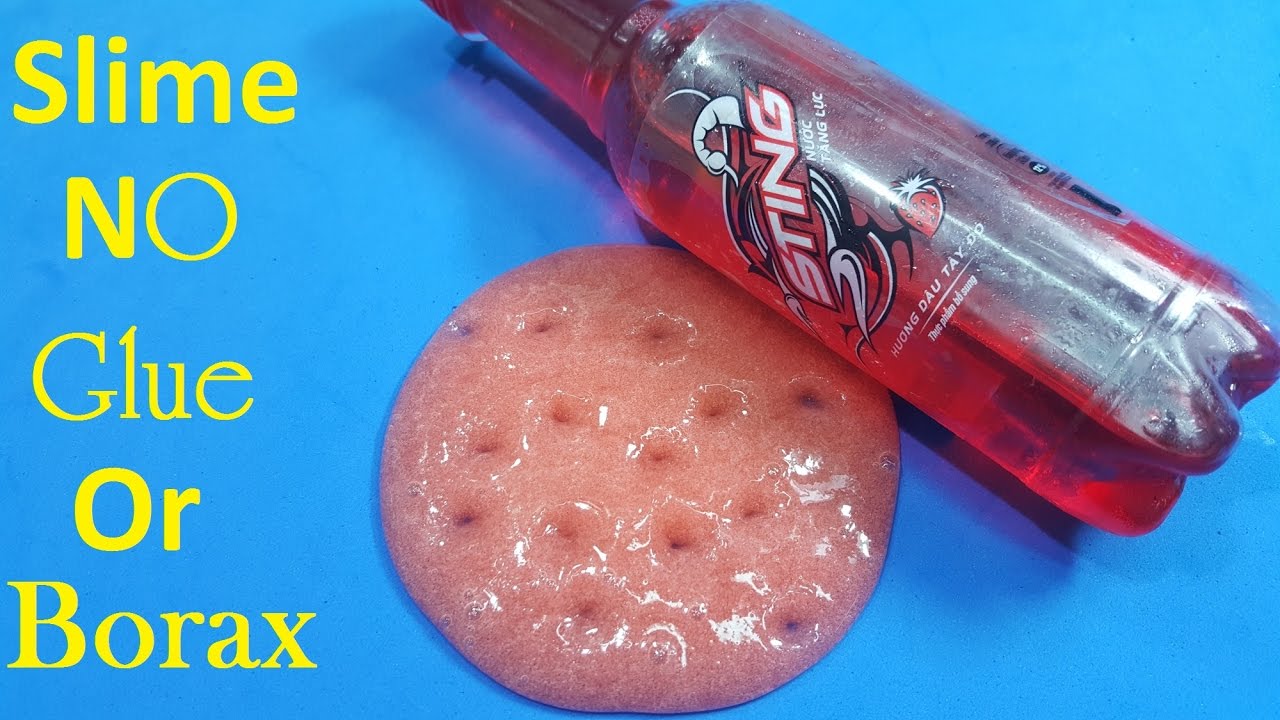 How To Make Slime Without Glue or Borax Easy ! DIY SLIME STING - YouTube