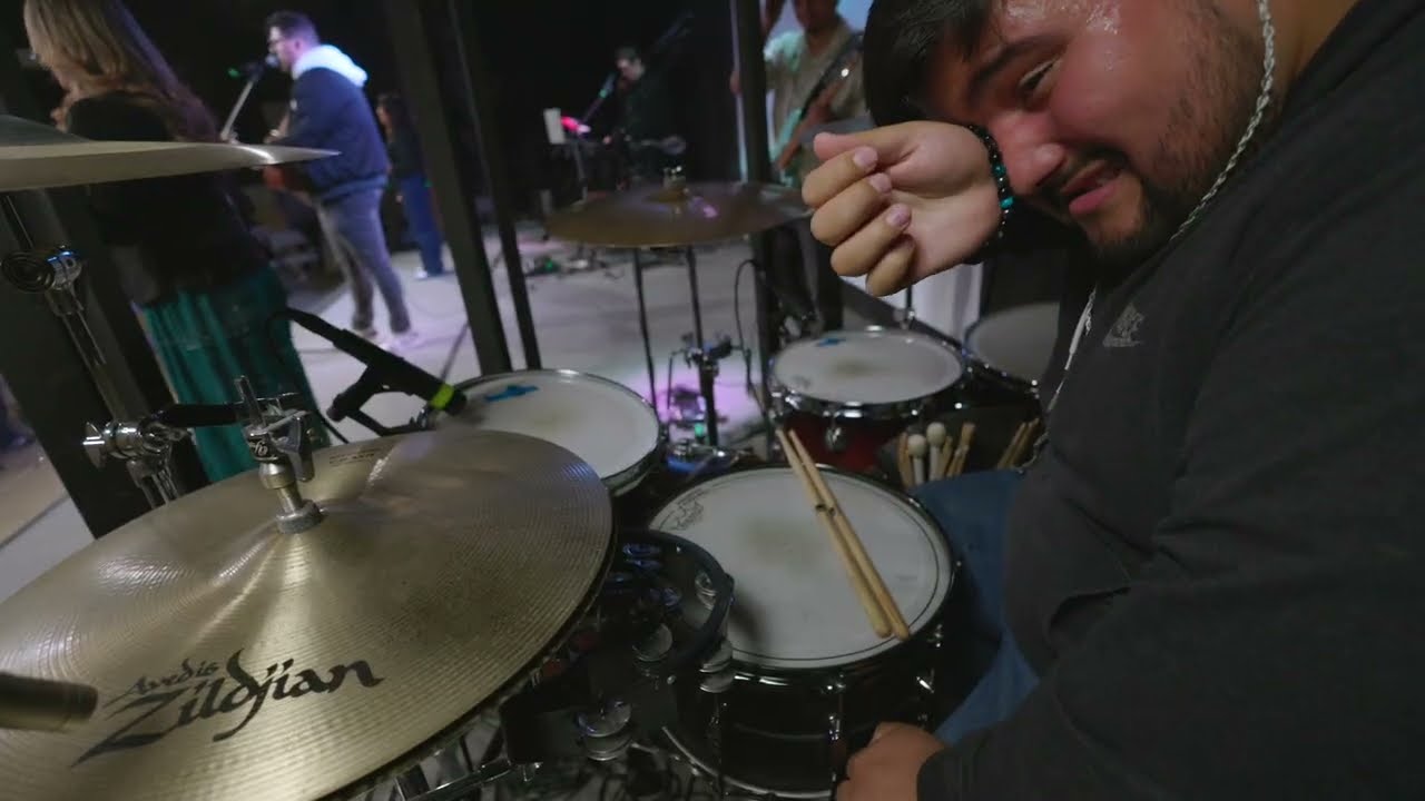 Asi Es Un Servicio Completo En Mi Iglesia  🥁🔥 | 27 Abril 2025 |DrumCam| Comunidad Tijuana #drumcam