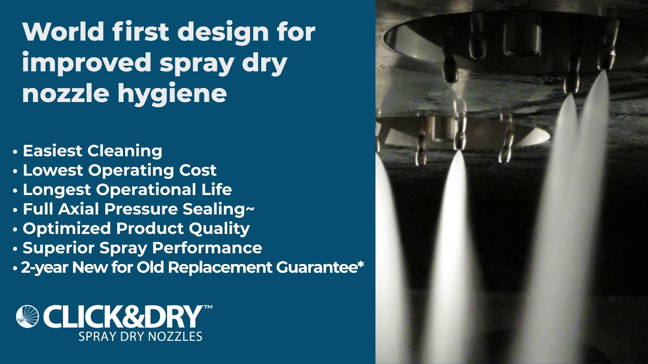 Click&Dry Spray Dry Nozzle