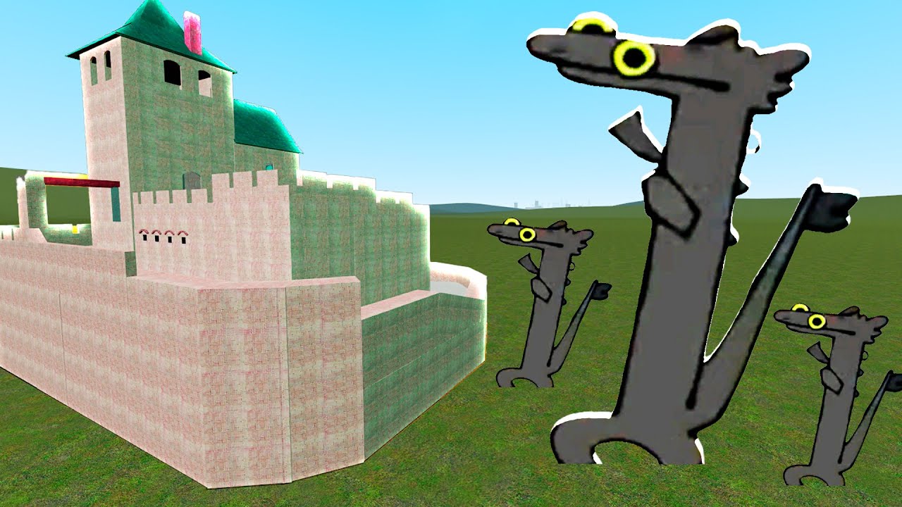 СМОЖЕТ ЛИ NEXTBOT РАЗРУШИТЬ НАШУ КРЕПОСТЬ Toothless ГАРРИС МОД ► Garry's Mod