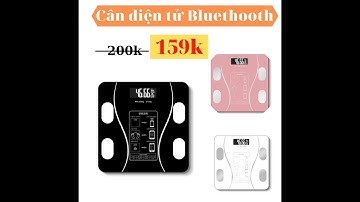 Cân điện tử mini nhập khẩu kết nối bluetooth đo lường chỉ số sức khoẻ