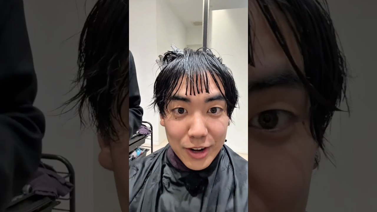 流行りのルーズショートにしてみた! #ソロ氏 #垢抜け #短髪