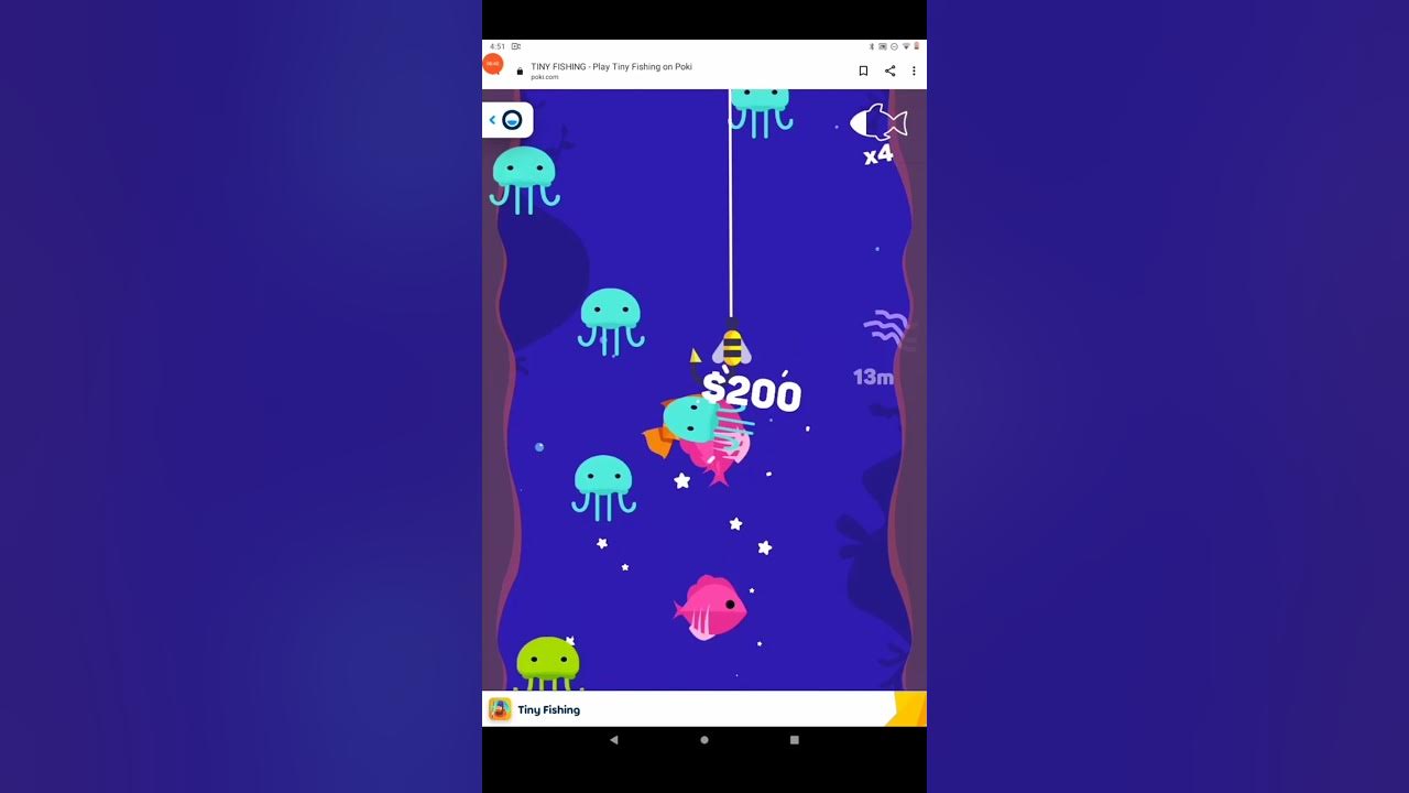 Tiny fishing gameLet's play in poki part 2 poki games youtube