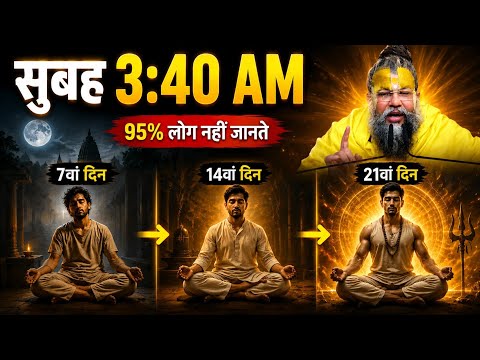 सुबह 3:40 AM पर उठो, 21 दिन में जिंदगी बदल जाएगी | ब्रह्म मुहूर्त का रहस्य || premanand Ji Maharaj 