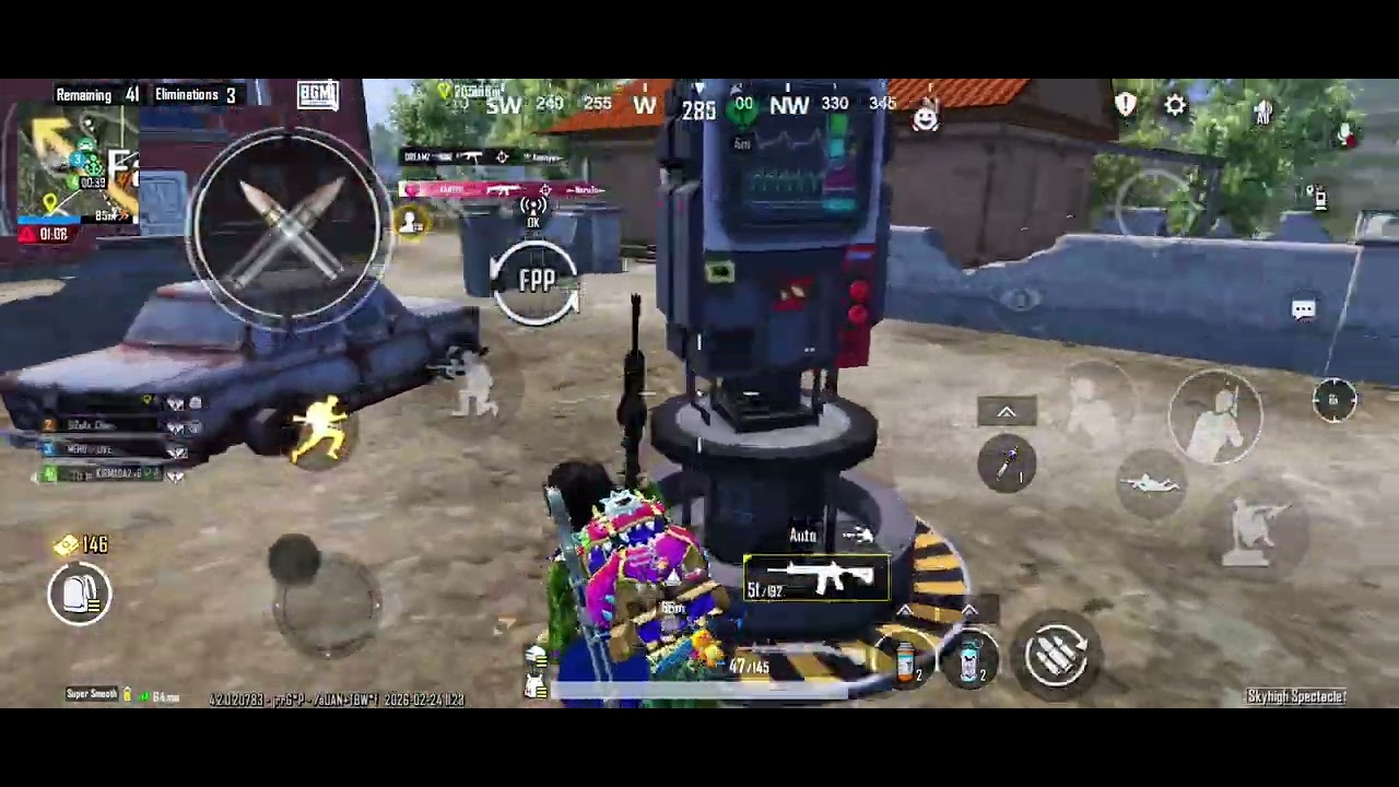 1vs4 😱 clutch concurrent lobby 📱 phone player Poco x6 Pro #pubgmobile #bgmi #pubg #gaming 