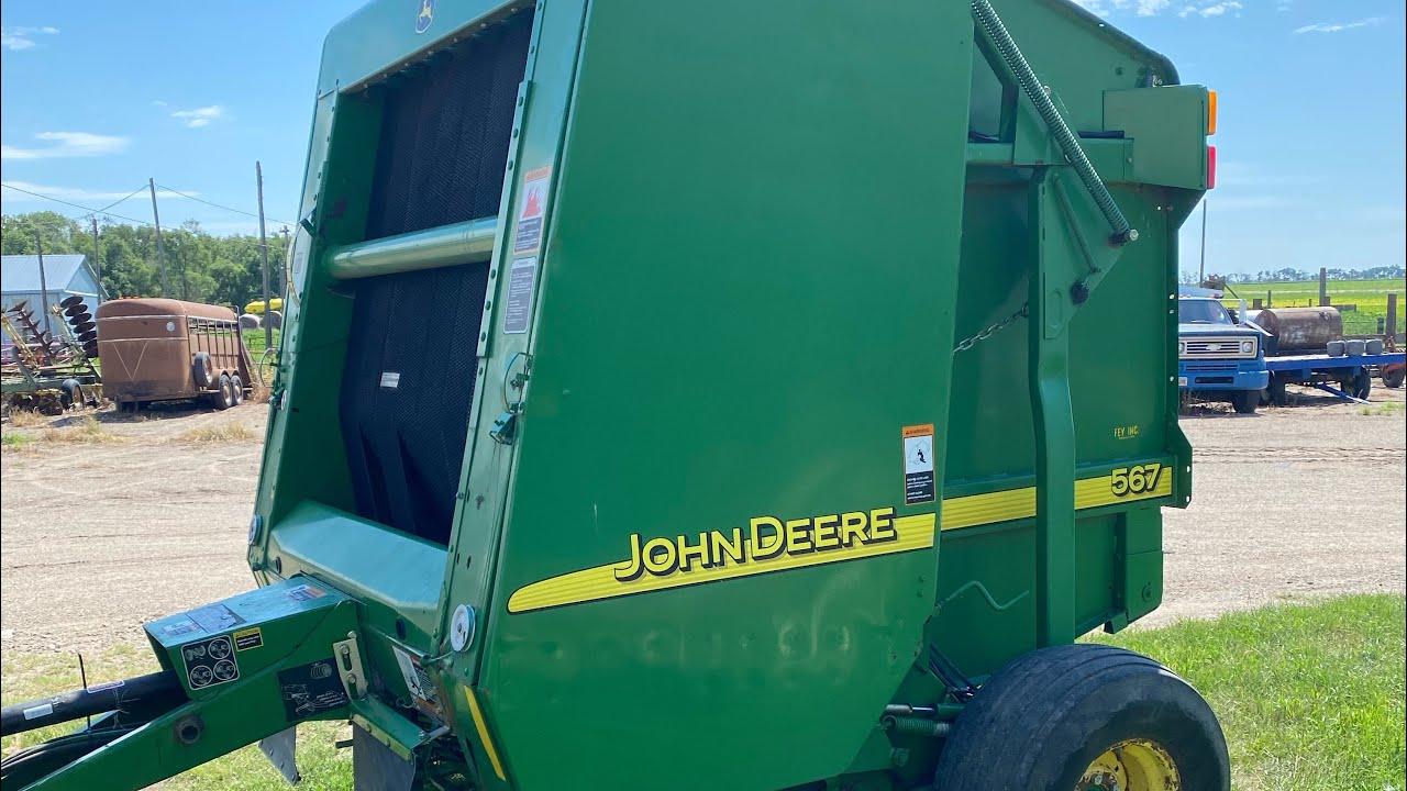 How To Change Gear Box Oil On John Deere 567 Baler. YouTube