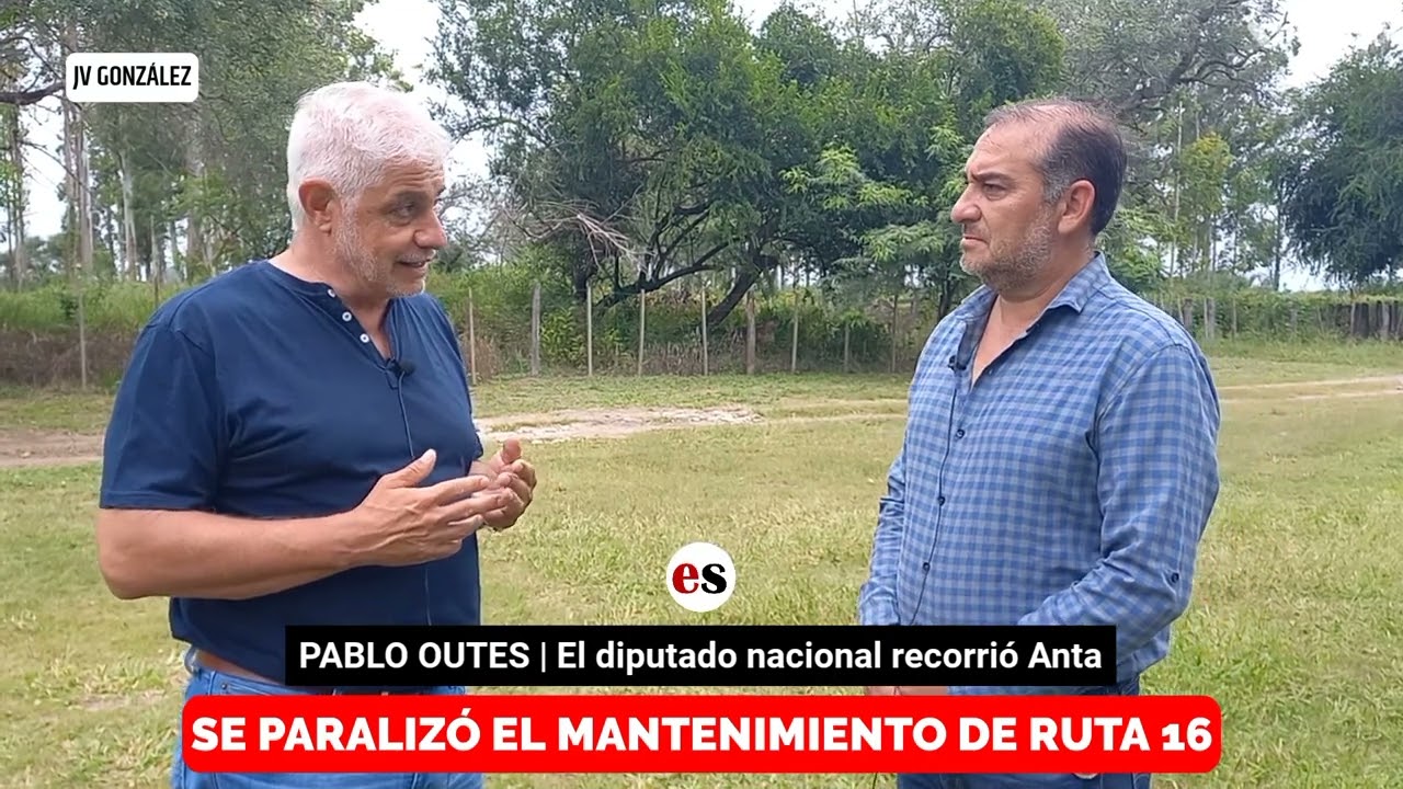 Diputado nacional Pablo Outes visitó municipios de Anta