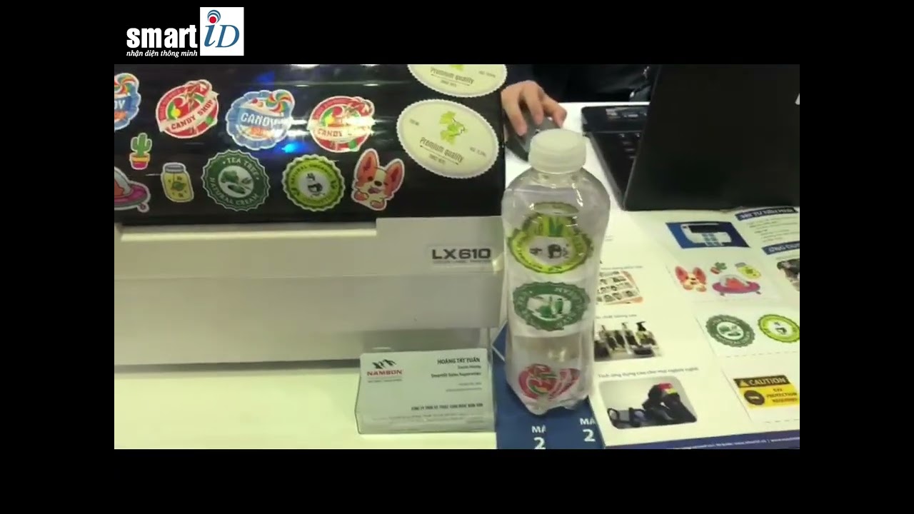 Máy in sticker màu LX610 tại triển lãm Smart City 2022 - Sắc nét và ...