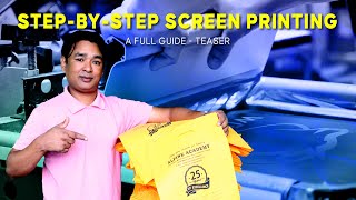 Step-by-Step Screen Printing: A Full Guide to Perfect Prints Every Time - Teaser