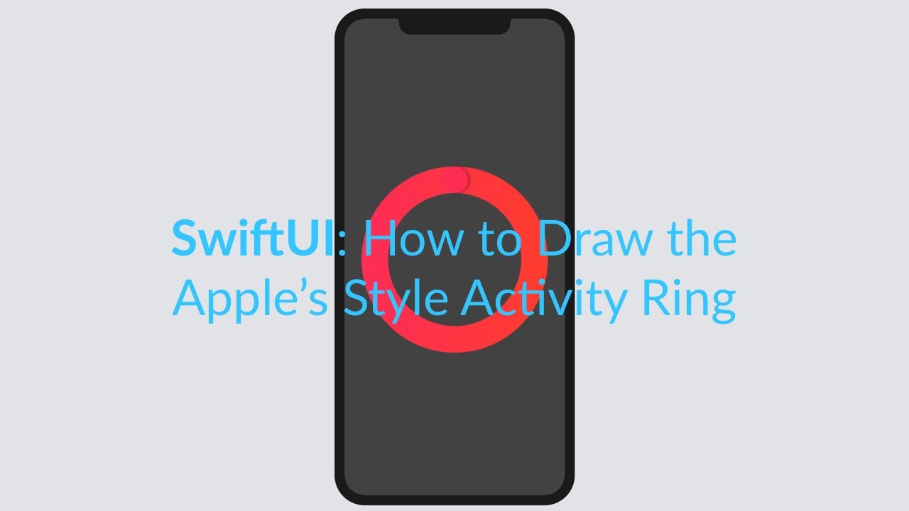 SwiftUI: Draw an Activity Ring that is Raised at Endpoint - YouTube