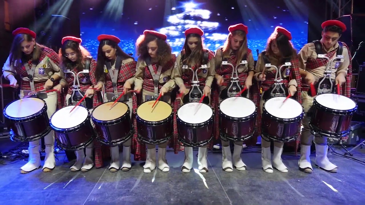 مشاركة فرقة الإيقاعات كشافة معليا في عرض مسرحي و موسيقي ضمن مشاركتها في مهرجان الميلاد 2019