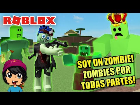 Soy Un Zombie Pelea De Zombies Gigantes Soy Blue Zombie Attack Roblox Espanol Youtube - ataque zombie en roblox roblox zombie attack en español juego para niños