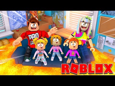 Zombie Roblox Family The Floor Is Lava Youtube - roblox family videos flores lava