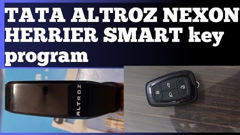 TATA ALTROZ SMART key programming