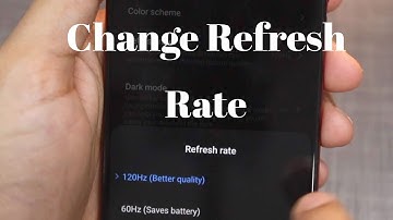 Poco X2: Change Refresh Rate [120 to 60]