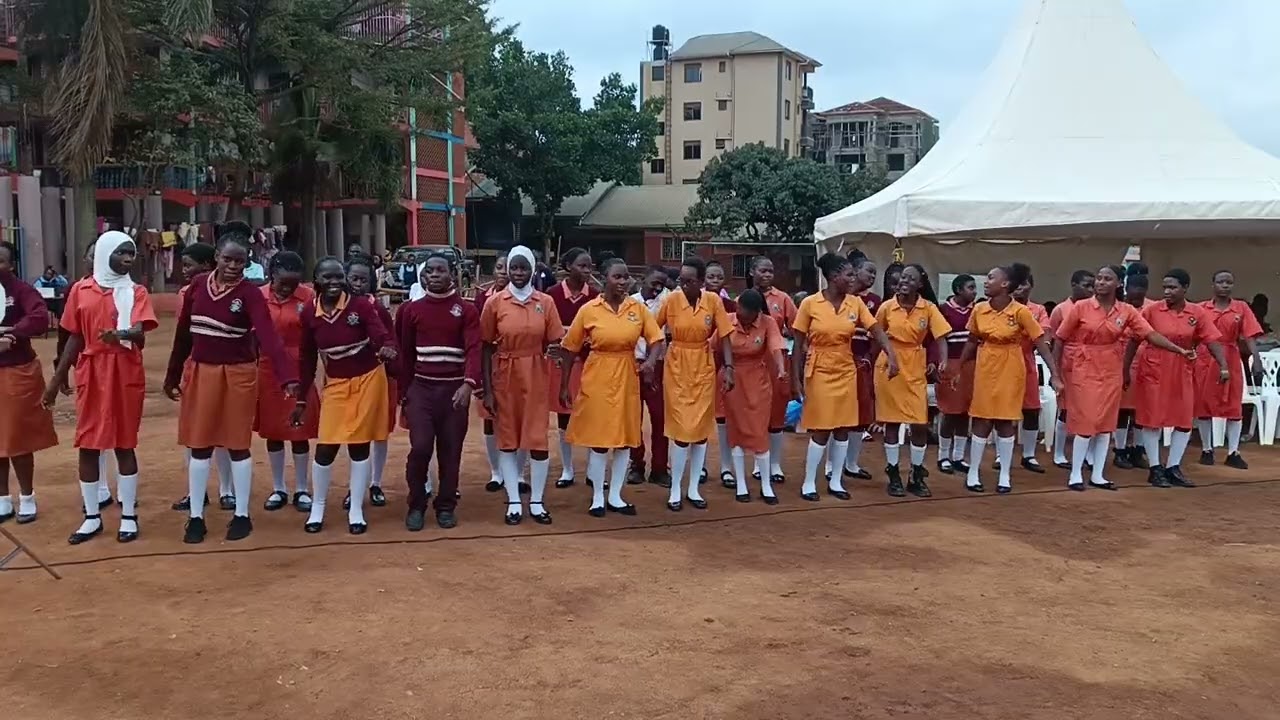 Presentation from Janan schools at Mildcare Parents school Munyonyo at the dedication day 